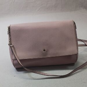 Kate Spade Purse Womens Light Pink Crossbody Gold Hardware